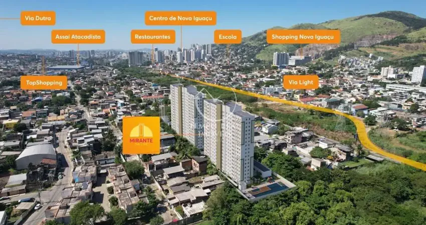 Super apartamento no bairro da luz, pertinho do shopping nova iguaçu!