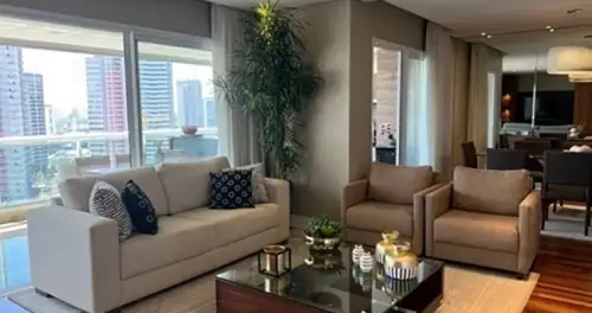 Apartamento sofisticado e mobiliado no jardim das perdizes com 202m2