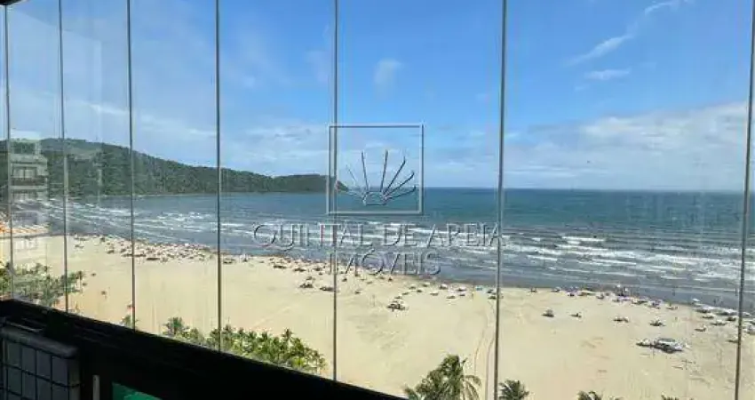 APARTAMENTO FRENTE AO MAR COM 3 QUARTOS NO BOQUEIRAO PRAIA GRANDE
