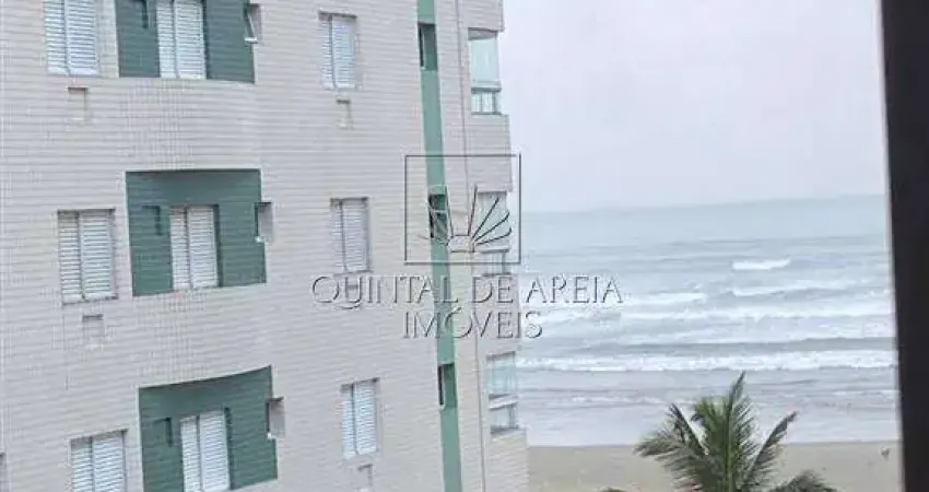 Apartamento com 2 quartos na vila guilhermina frente mar em praia grande.