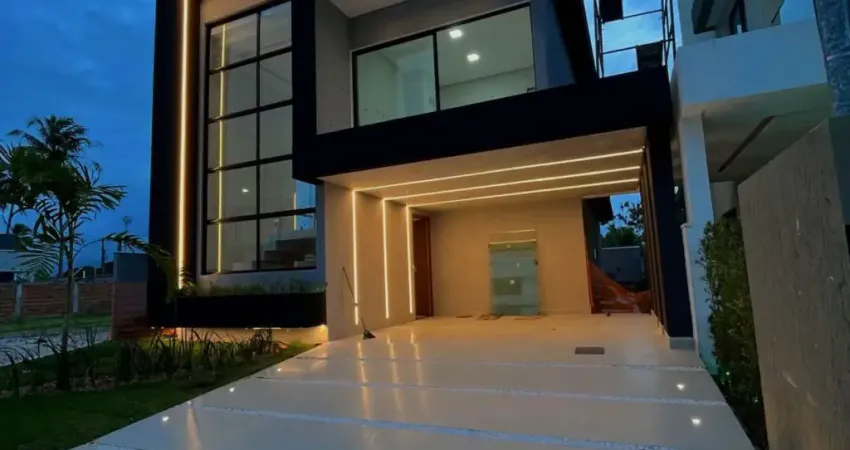 MANSÃO DE LUXO  COM PRIMEIRO ANDAR - NO CONDOMÍNIO SUNVILLE
