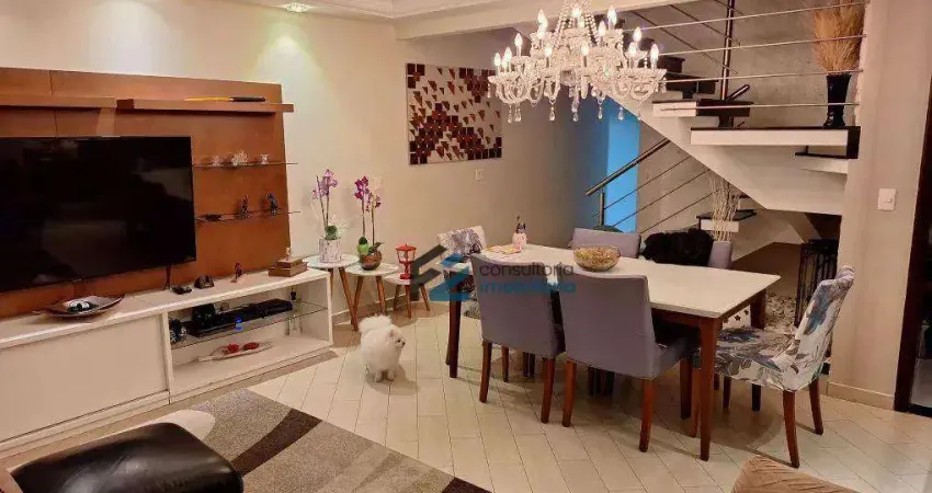 Cobertura à venda, 187 m² por r$ 990.000,00 - santa maria - santo andré/sp