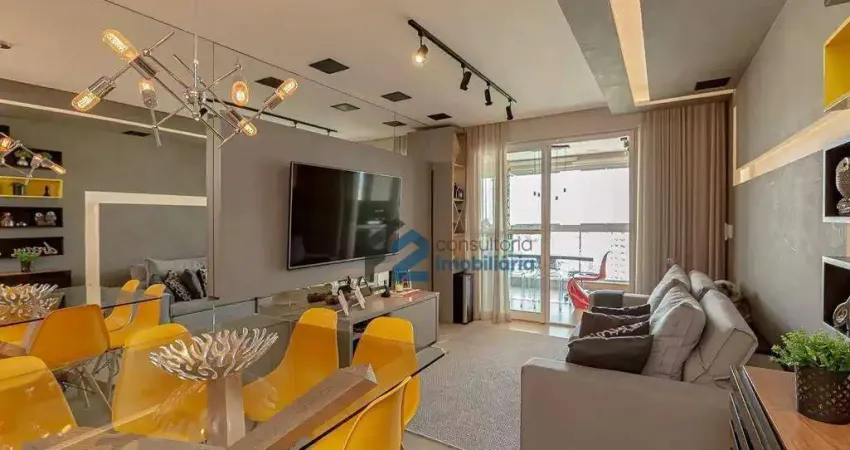 Apartamento com 2 dormitórios à venda, 78 m² por r$ 900.000,00 - campestre - santo andré/sp