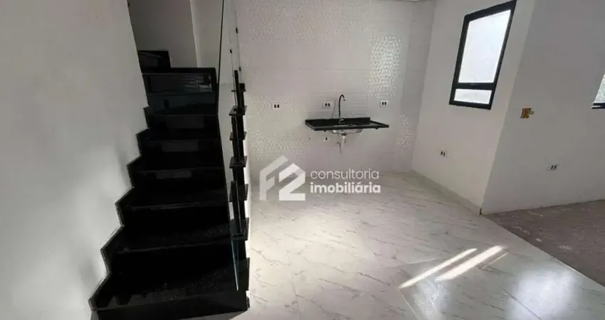 Cobertura à venda, 110 m² por r$ 562.000,00 - vila alice - santo andré/sp