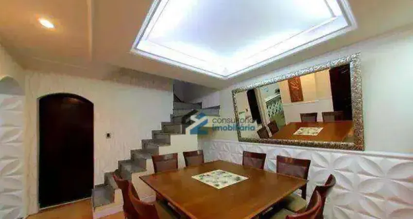 Sobrado com 3 dormitórios à venda, 210 m² por r$ 1.855.000,00 - barcelona - são caetano do sul/sp