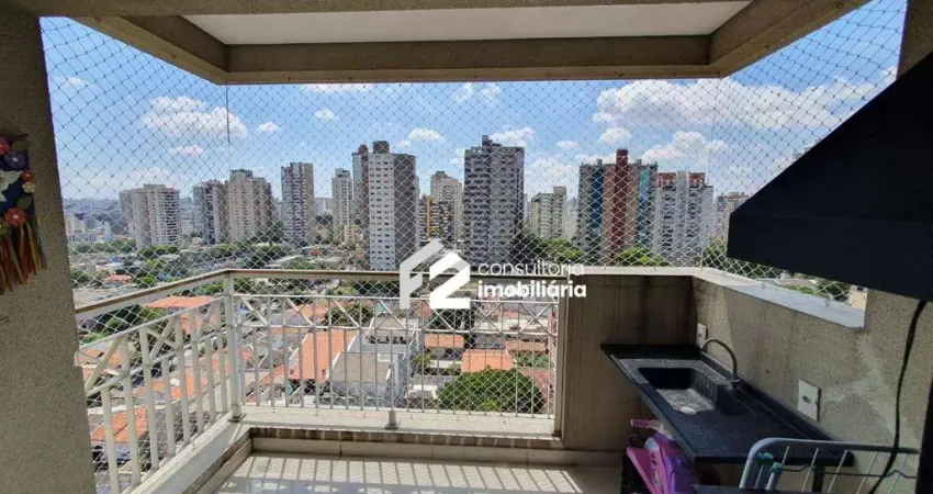 Cobertura com 3 dormitórios à venda, 127 m² por r$ 870.000 - jardim - santo andré/sp