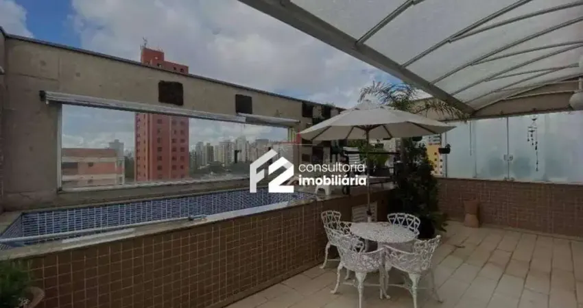 Cobertura duplex com 4 dormitórios à venda, 467 m² por r$ 2.650.000 - jardim - santo andré/sp