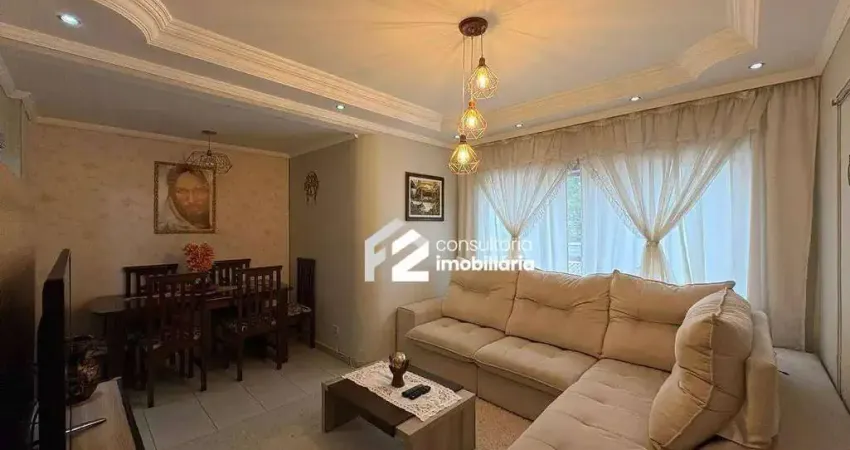 Apartamento com 3 dormitórios à venda, 82 m² por r$ 680.000 - jardim - santo andré/sp