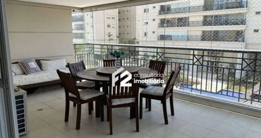 Apartamento com 3 dormitórios à venda, 170 m² por r$ 2.400.000 - jardim - santo andré/sp