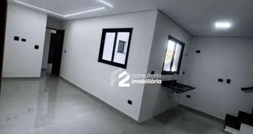 Cobertura com 2 dormitórios à venda, 106 m² por r$ 451.000,00 - jardim silvana - santo andré/sp