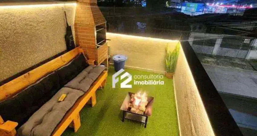 Apartamento com 2 dormitórios para alugar, 57 m² por r$ 2.500/mês - jardim europa - santo andré/sp