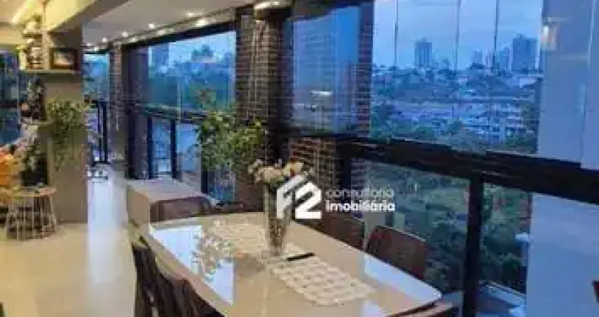 Apartamento com 3 dormitórios para alugar, 135 m² por r$ 10.604/mês - jardim - santo andré/sp