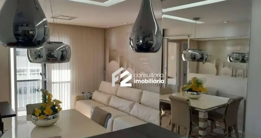 Apartamento com 2 dormitórios à venda, 56 m² por r$ 370.000,00 - vila alzira - santo andré/sp