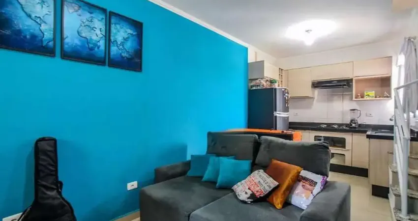 Cobertura com 2 dormitórios à venda, 98 m² por r$ 425.000 - vila humaitá - santo andré/sp