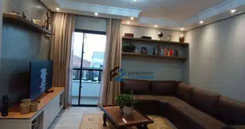 Apartamento com 3 dormitórios, 89 m² - venda por r$ 690.000,00 ou aluguel por r$ 3.596,67/mês - vila curuçá - santo andré/sp