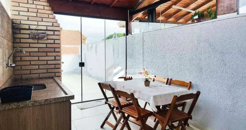 Cobertura com 2 dormitórios à venda, 100 m² por r$ 510.000 - campestre - santo andré/sp