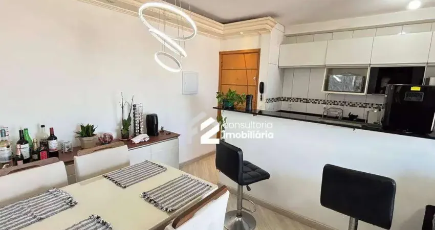 Apartamento com 2 dormitórios à venda, 52 m² por R$ 338.500 - Utinga - Santo André/SP