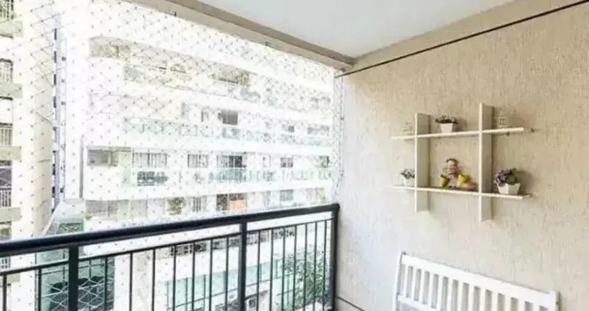 Apartamento de 2 quartos + home office, varanda, vaga e lazer.