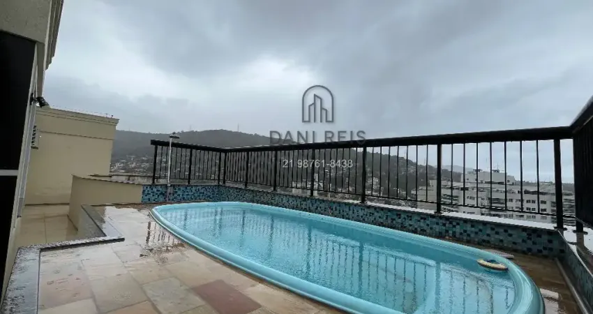 Cobertura Linear de 3 quartos, suíte, piscina e 2 vagas.