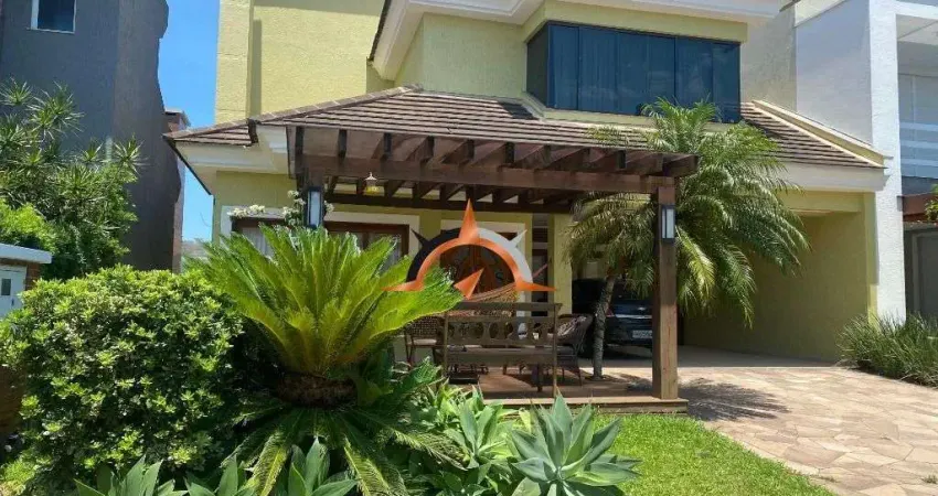 Casa com 4 dormitórios à venda, 300 m² por r$ 1.850.000 - zona nova - capão da c