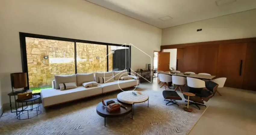 Casa em condomínio fechado com 4 quartos à venda na Alameda das Espirradeiras, 71, Loteamento Residencial Vale do Canaã, Marília