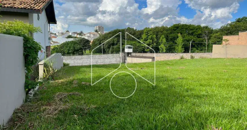 Terreno em condomínio fechado à venda na Avenida Warner Gomes Fernandes, 10378, Parque das Esmeraldas, Marília