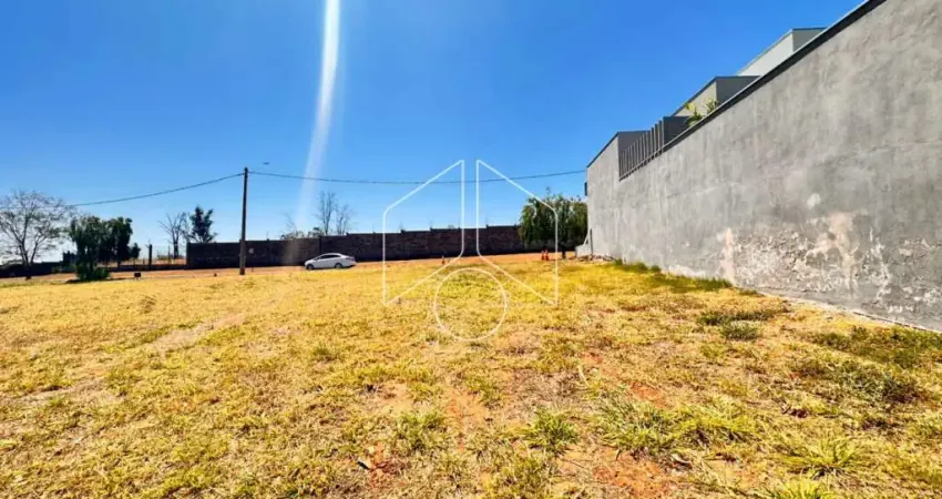 Terreno em condomínio fechado à venda na Avenida Brigadeiro Eduardo Gomes, 407152, Residencial Vale Verde, Marília
