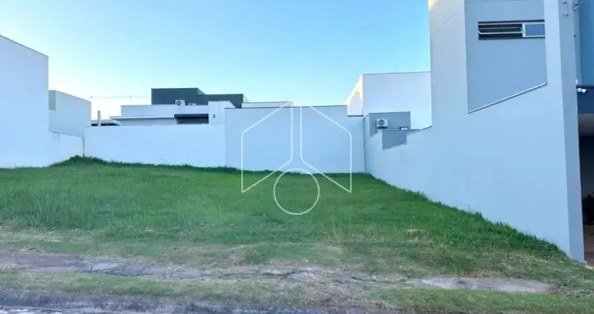 Terreno em condomínio fechado à venda na Rua Dolores Guerreiro de Oliveira, 30693, Parque das Esmeraldas II, Marília