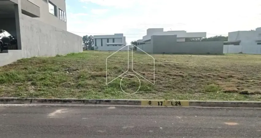 Terreno em condomínio fechado à venda na Avenida Antônio Borella, 10285, Jardim São Domingos, Marília