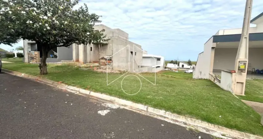 Terreno em condomínio fechado à venda na Avenida Professor José de Carvalho, 20086, Loteamento Residencial e Comercial Fazenda São Sebastião, Marília
