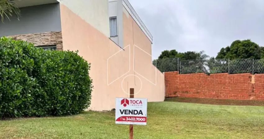 Terreno em condomínio fechado à venda na Rua Santa Helena, 90087, Jardim Alvorada, Marília