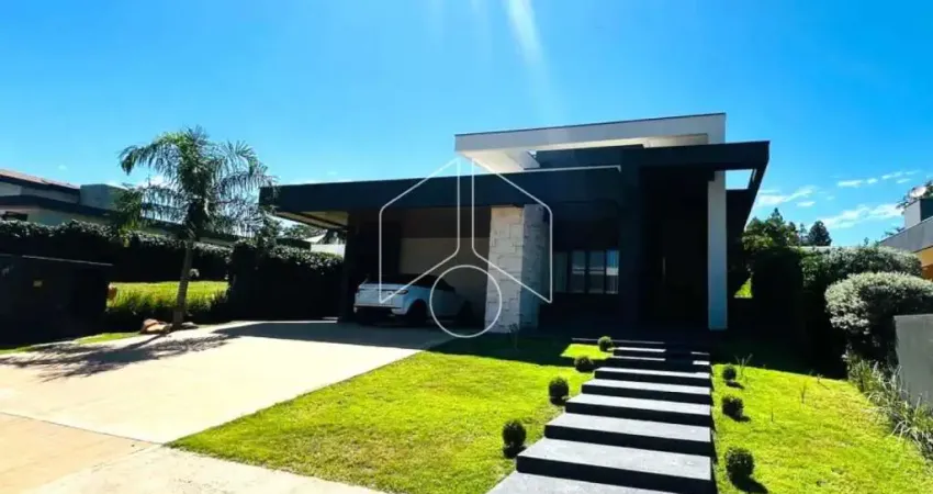 Casa em condomínio fechado com 4 quartos à venda na Avenida das Grevilhas, 70662, Loteamento Residencial Vale do Canaã, Marília