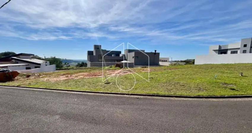 Terreno em condomínio fechado à venda na Avenida Brigadeiro Eduardo Gomes, 407169, Residencial Vale Verde, Marília