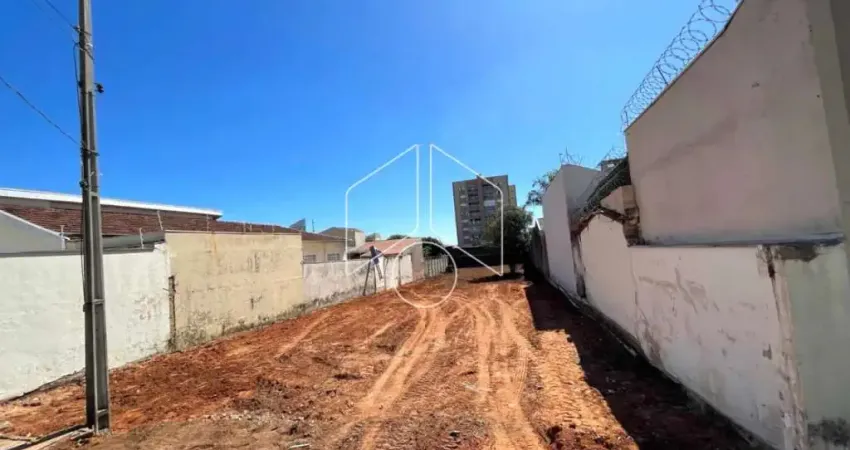 Terreno comercial à venda na Rua Conde Francisco Matarazzo, 100, Bassan, Marília