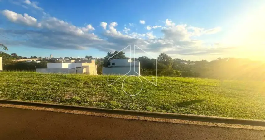 Terreno em condomínio fechado à venda na Avenida Brigadeiro Eduardo Gomes, 407167, Residencial Vale Verde, Marília