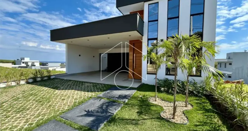 Casa em condomínio fechado com 4 quartos à venda na Avenida Professor José de Carvalho, Fase 1, 20050, Loteamento Residencial e Comercial Fazenda São Sebastião, Marília
