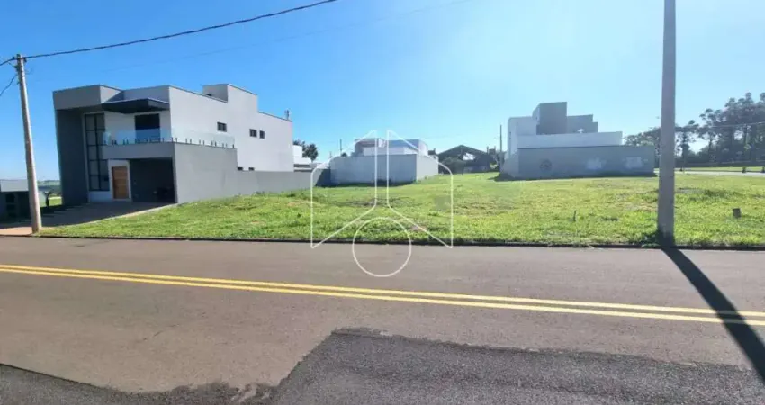 Terreno em condomínio fechado à venda na Avenida Brigadeiro Eduardo Gomes, 407161, Residencial Vale Verde, Marília