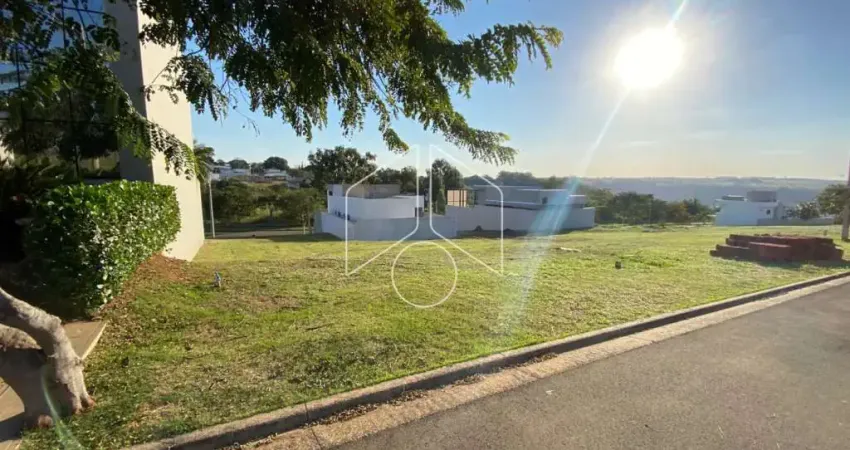 Terreno em condomínio fechado à venda na Avenida Brigadeiro Eduardo Gomes, 407187, Residencial Vale Verde, Marília