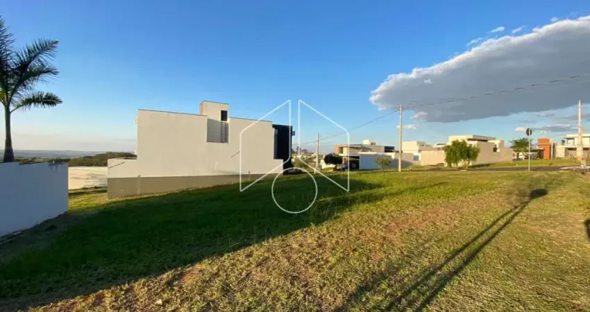 Terreno em condomínio fechado à venda na Avenida Brigadeiro Eduardo Gomes, 407179, Residencial Vale Verde, Marília