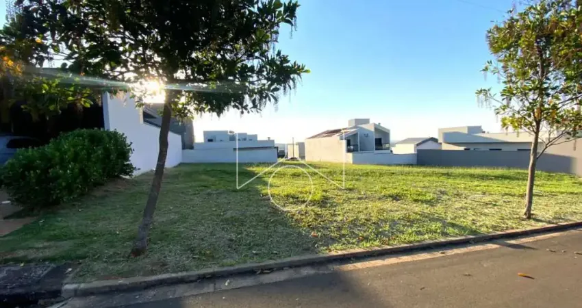 Terreno em condomínio fechado à venda na Avenida Brigadeiro Eduardo Gomes, 407165, Residencial Vale Verde, Marília