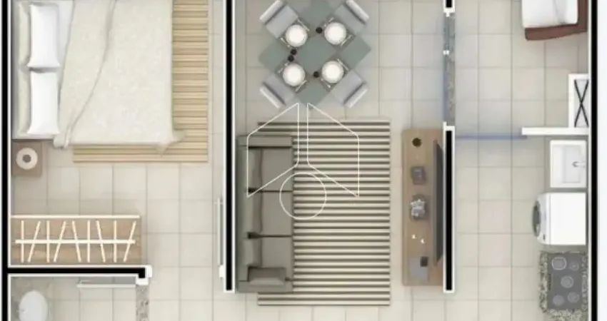 Apartamento com 1 quarto à venda na Rua Pernambuco, Torre A, 50952, Marília, Marília