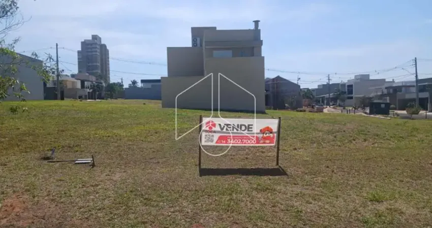 Terreno em condomínio fechado à venda na Avenida Doutor José Guimarães, 86, Jardim América, Marília