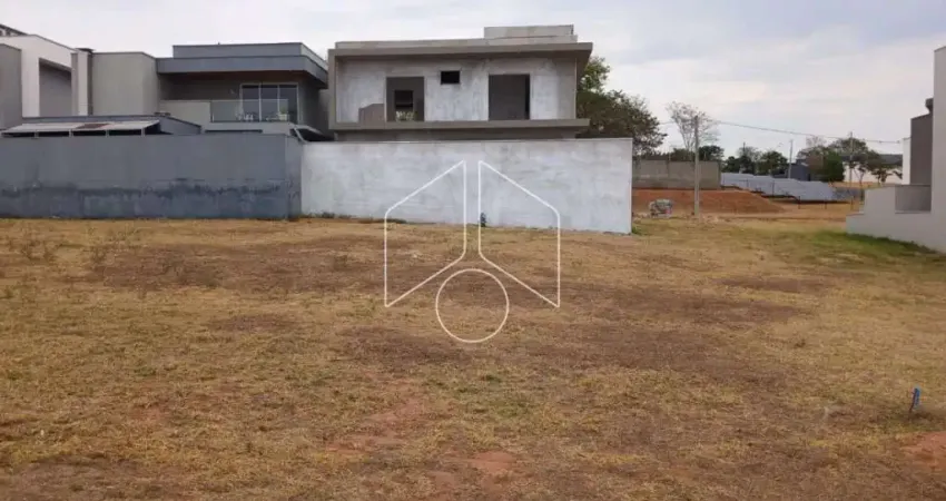 Venda de terreno em condomínio - residencial vale verde, marília/sp