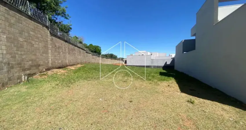 Terreno em condomínio fechado à venda na Avenida Doutor José Guimarães, 52, Jardim América, Marília