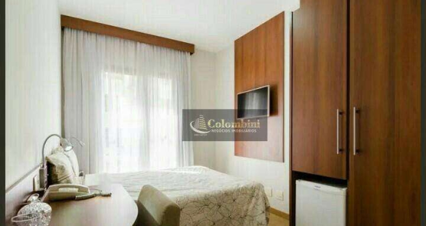 Flat com 1 dormitório para alugar, 18 m² - Santa Paula - São Caetano do Sul/SP