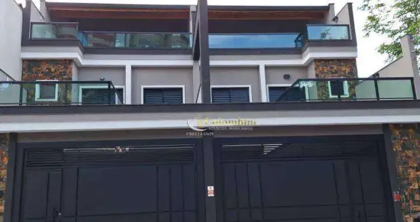 Sobrado com 3 dormitórios à venda, 210 m² - Jardim - Santo André/SP