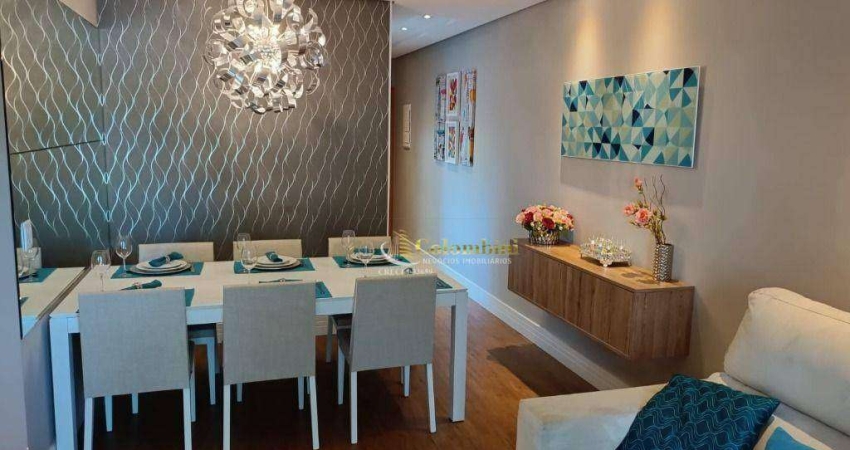 Apartamento à venda, 64 m² por R$ 616.331,27 - Campestre - Santo André/SP