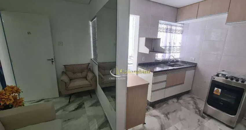 Apartamento com 2 dormitórios à venda, 47 m² por R$ 420.000 - Vila Palmares - Santo André/SP