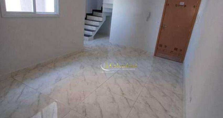 Cobertura NOVA com 2 dormitórios à venda, 115 m² por R$ 578.000 - Santa Maria - Santo André/SP