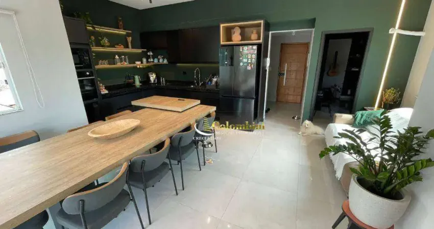 Cobertura com 4 dormitórios, 177 m² - utinga - santo andré/sp